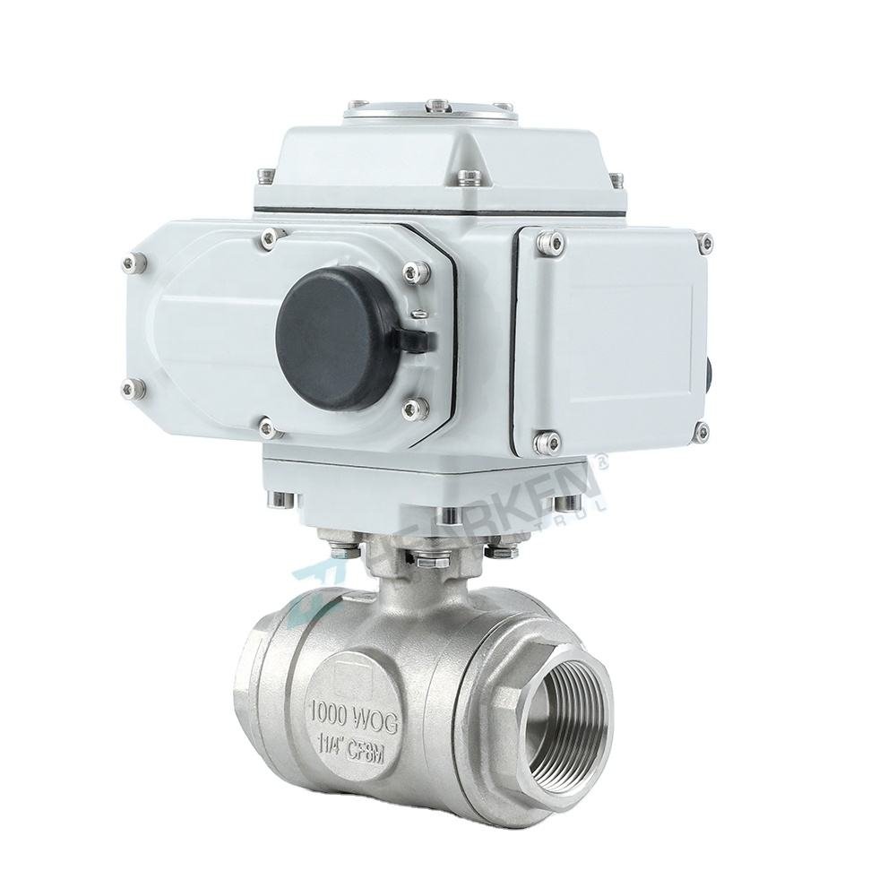 Motorized 3-Way Ball Valve for Changeover