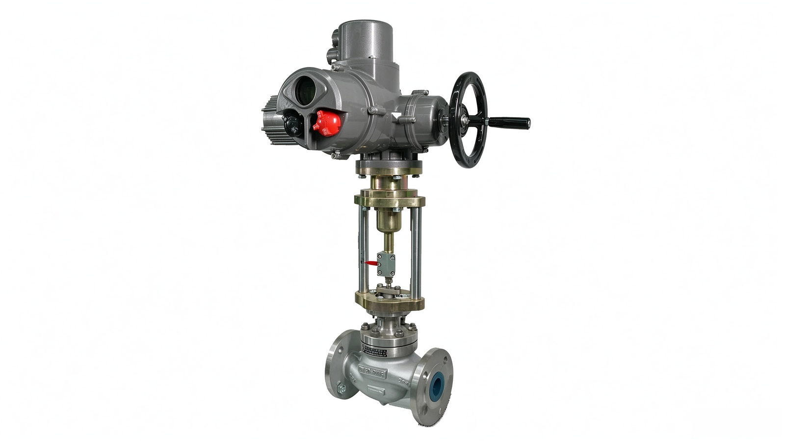 Multi-Turn Electric Actuator + Linear Motion Device for Globe Valve | Rotary-to-Linear Valve Actuation